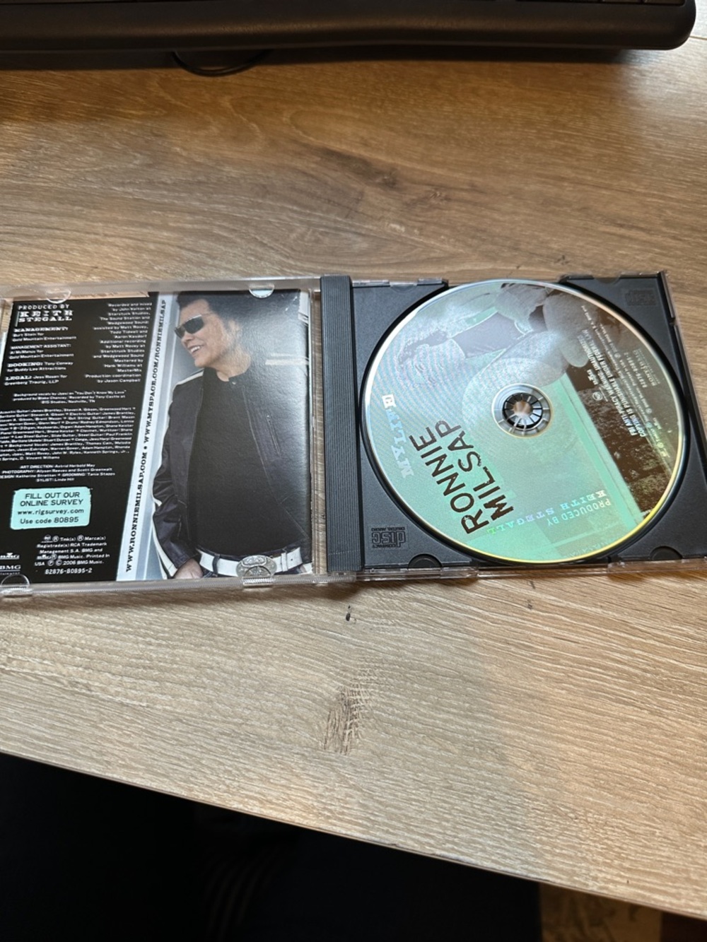 Ronnie Mislap Signed 'My Life' CD - Light Green Cover - Picture 3 of 4